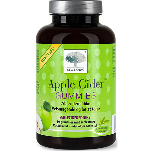 New Nordic Apple Cider Gummies | 60 gummies fra New Nordic på Mecindo.dk