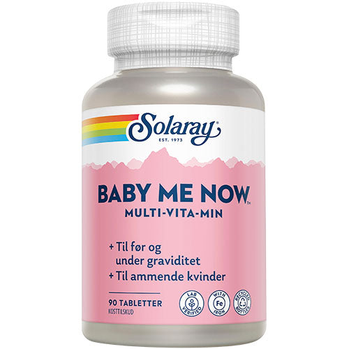 Solaray Baby-me-now Multi-vitamin | 90 Tabl.
