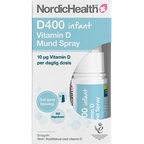 NordicHealth Dlux Infant D-vitaminspray | 15 ml fra NordicHealth på Mecindo.dk