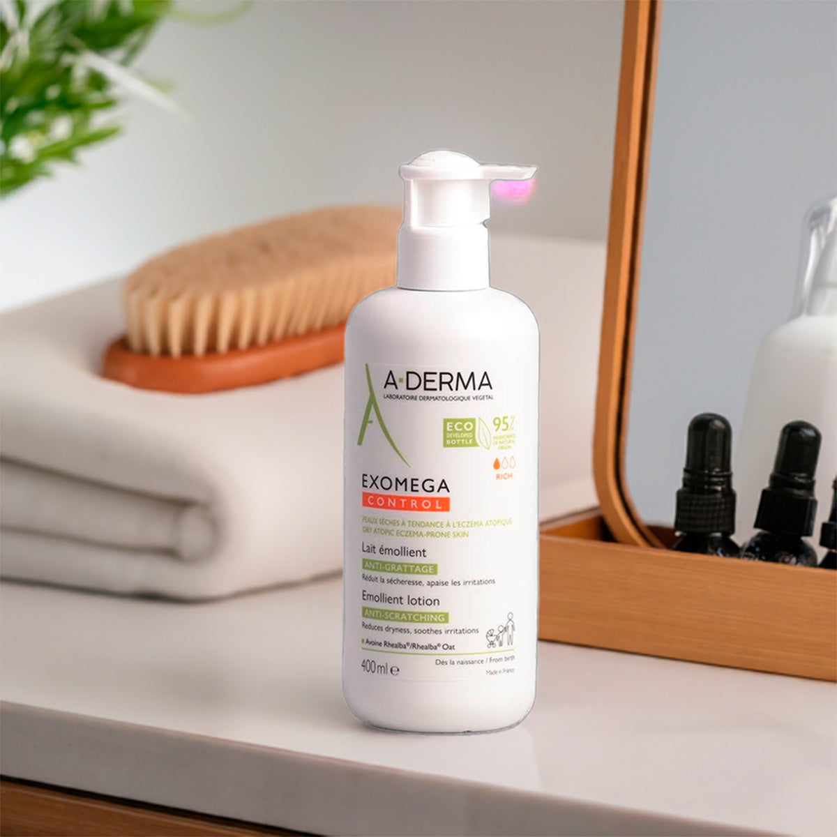 A-Derma Exomega Control Lotion | 400 ml fra A-Derma på Mecindo.dk