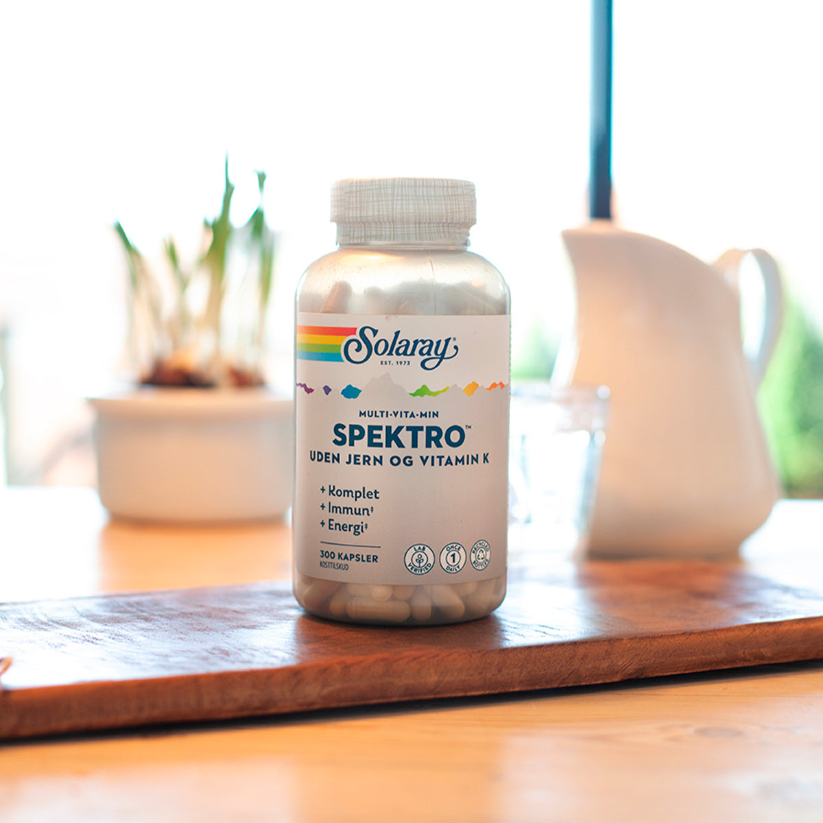 Solaray Spektro Multi-vita-min | 300 kapsler fra Solaray på Mecindo.dk
