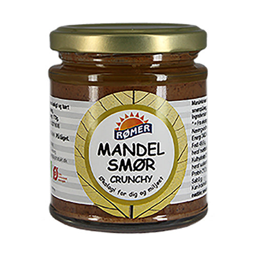 Rømer Mandelsmør Crunchy Glutenfri Økologisk | 170 gr fra Rømer på Mecindo.dk