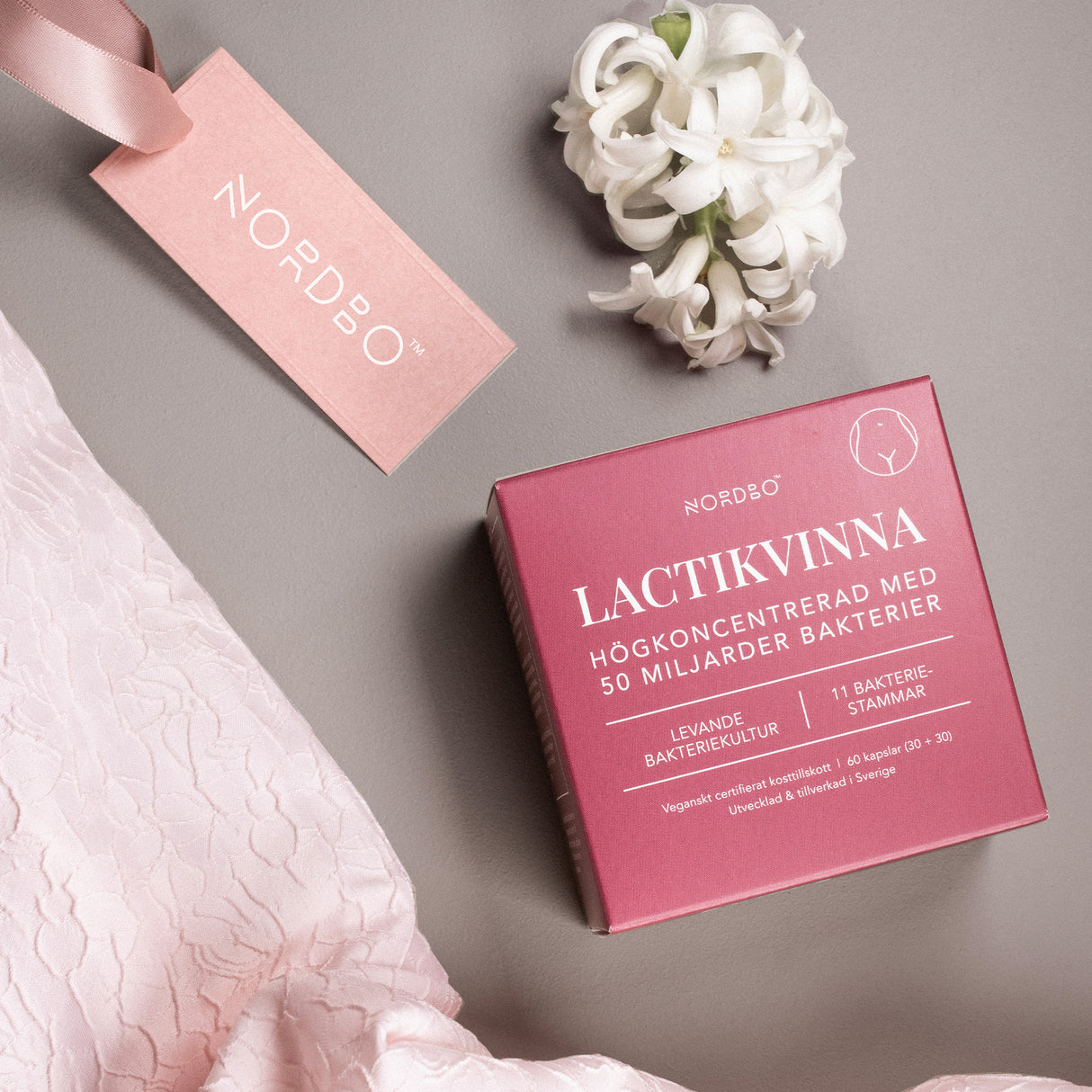 NORDBO Lactikvinde 50 Mia. | 60 kapsler