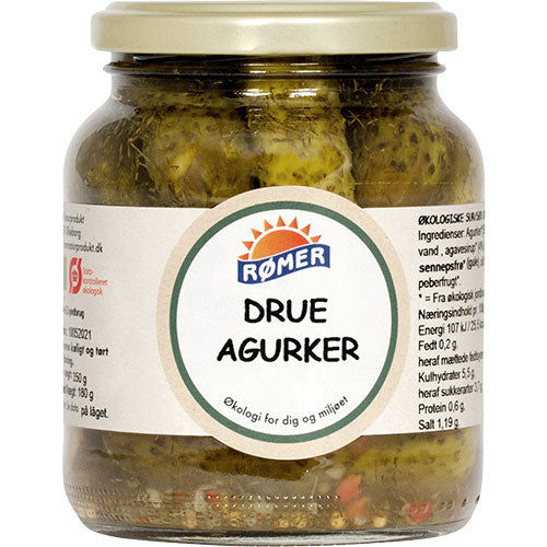 Rømer Drueagurker Økologisk | 370 gr fra Rømer på Mecindo.dk