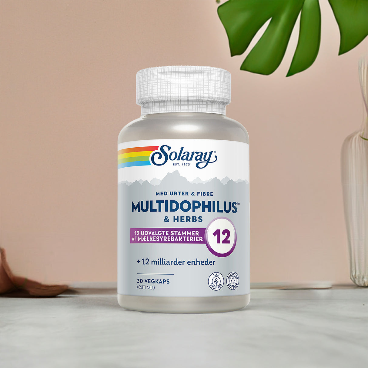 Solaray Multidophilus & Herbs | 30 kapsler fra Solaray på Mecindo.dk