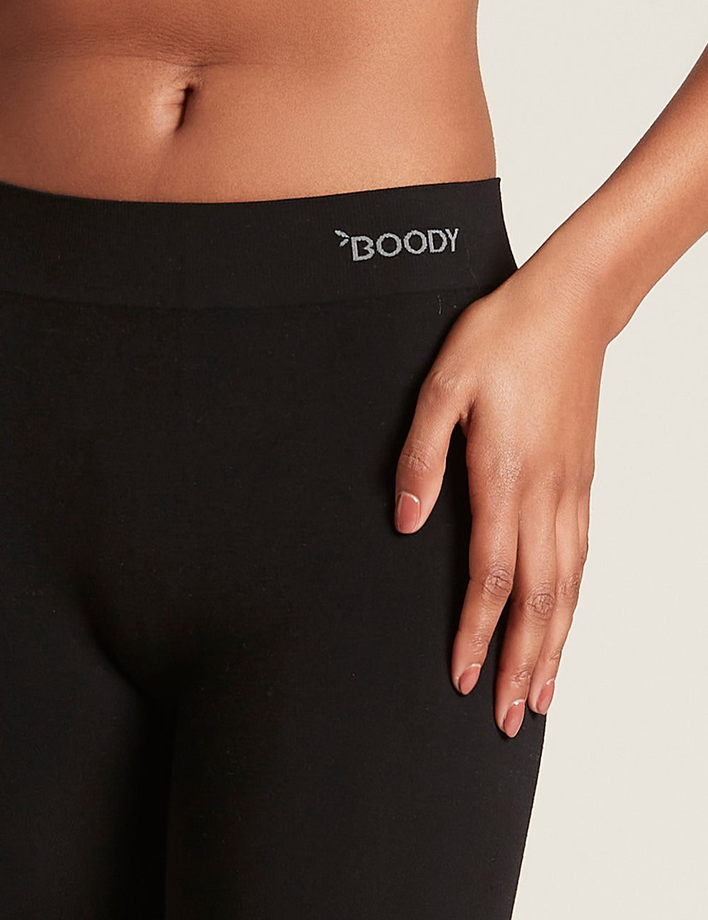 Boody Leggings 3/4 Sort | Str. Xl fra Boody på Mecindo.dk