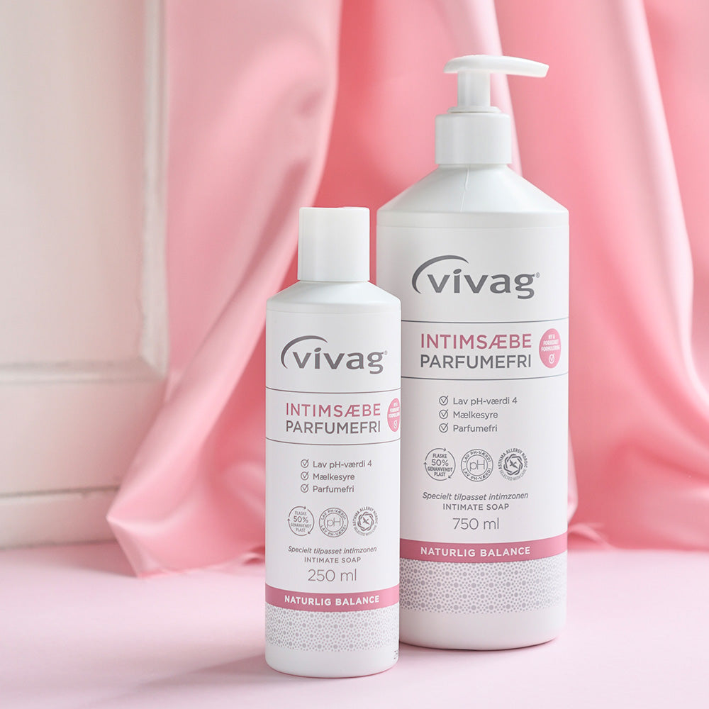 Vivag Intimsæbe Parfumefri | 750 ml fra Vivag på Mecindo.dk