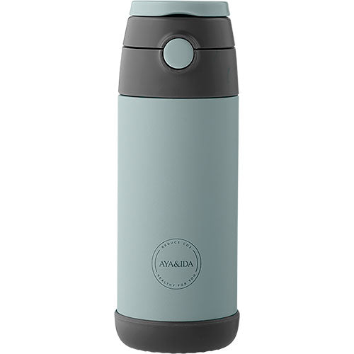 AYA&IDA Kids Straw Bottle (350 ml) | Mint Green fra AYA&IDA på Mecindo.dk