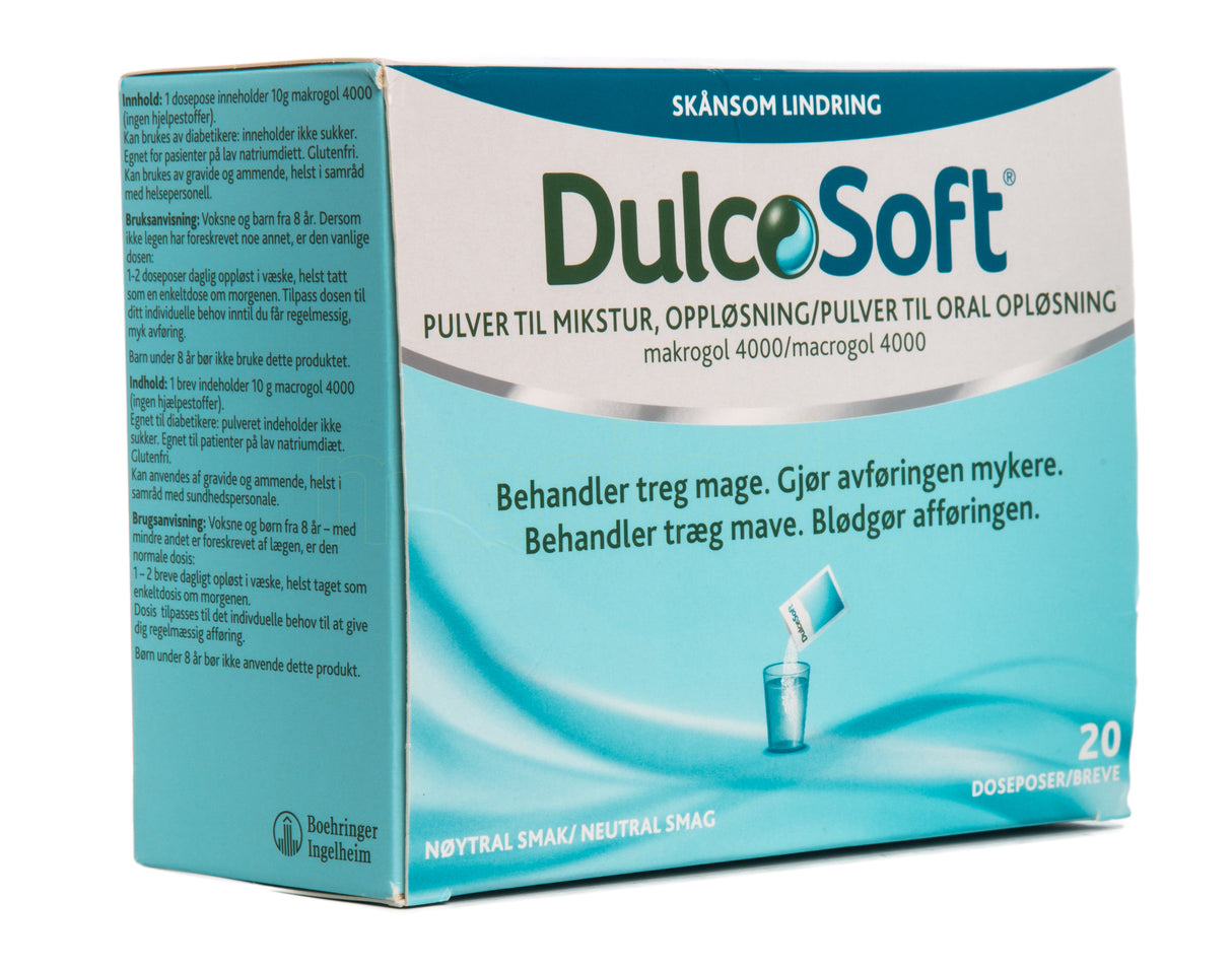 Dulcolax Dulcosoft Pulver fra Dulcolax på Mecindo.dk