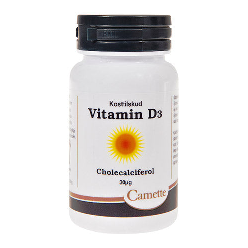 Camette Vitamin D 30 Mcg | 180 Tabl. fra Camette på Mecindo.dk