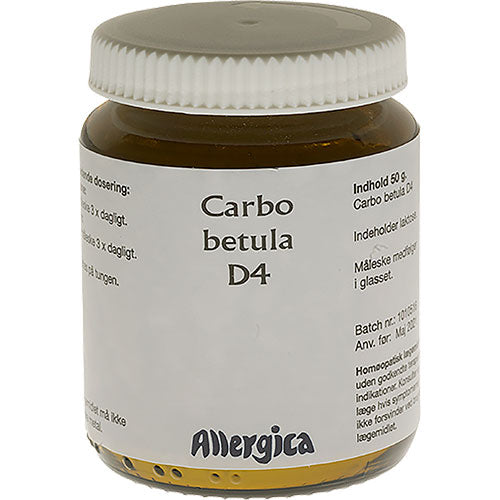 Allergica Carbo Betula D4 | 50 ml fra Allergica på Mecindo.dk