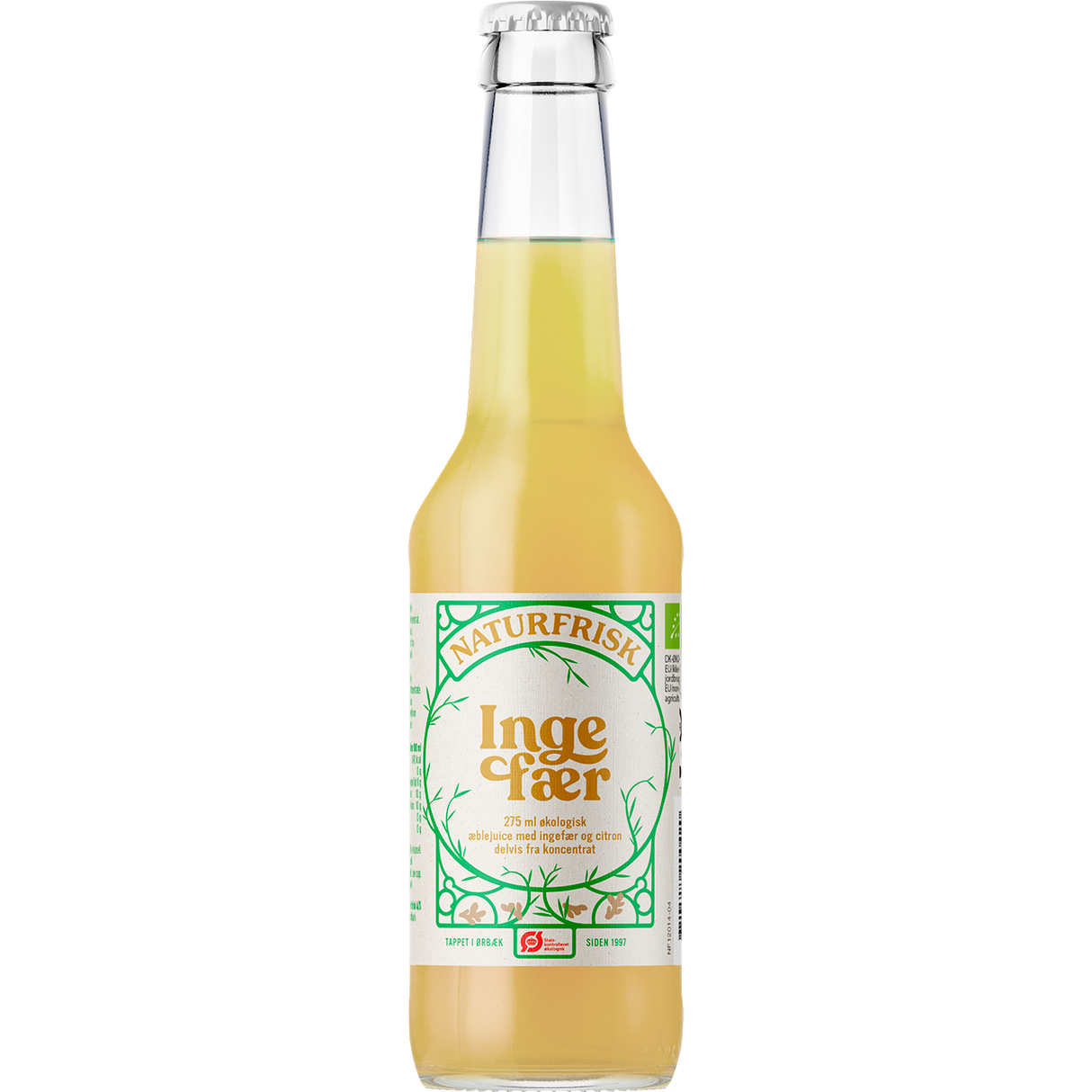 Naturfrisk Ingefær Juice Økologisk | 275 ml fra Naturfrisk på Mecindo.dk
