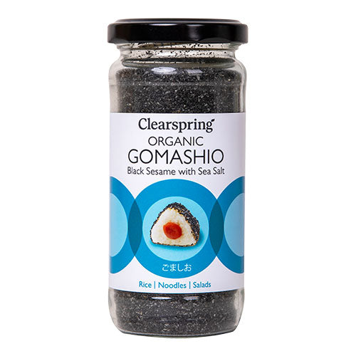 Clearspring Gomashio Sort Sesam M. Havsalt Økologisk | 100 gr fra Clearspring på Mecindo.dk