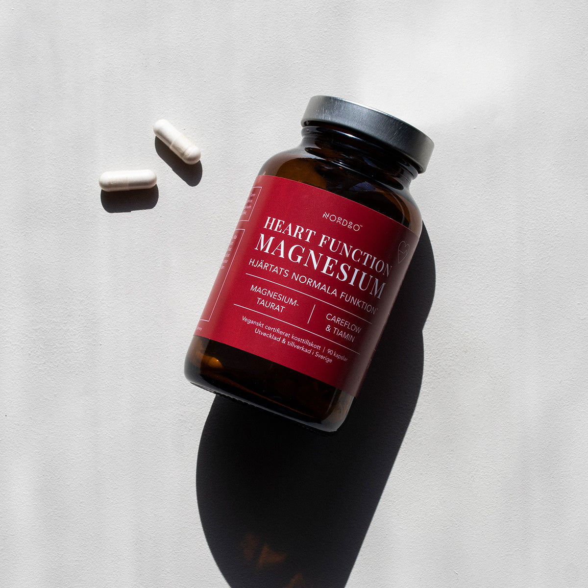 NORDBO Heart Function Magnesium | 90 kapsler fra NORDBO på Mecindo.dk
