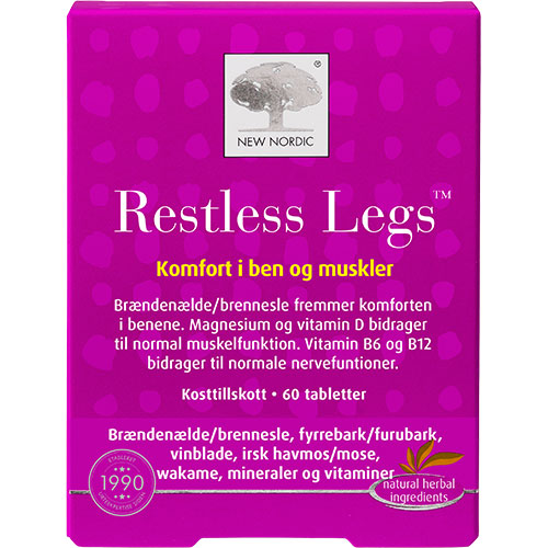 New Nordic Restless Legs | 60 Tabl. fra New Nordic på Mecindo.dk