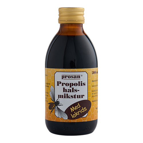 Prosan Propolis - serien Propolis Serien Prosan Halsmikstur Stærk | 200 ml fra Prosan Propolis - serien på Mecindo.dk