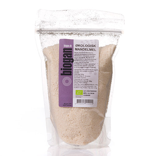 Biogan Økologisk Mandelmel | 500 gr fra Biogan på Mecindo.dk