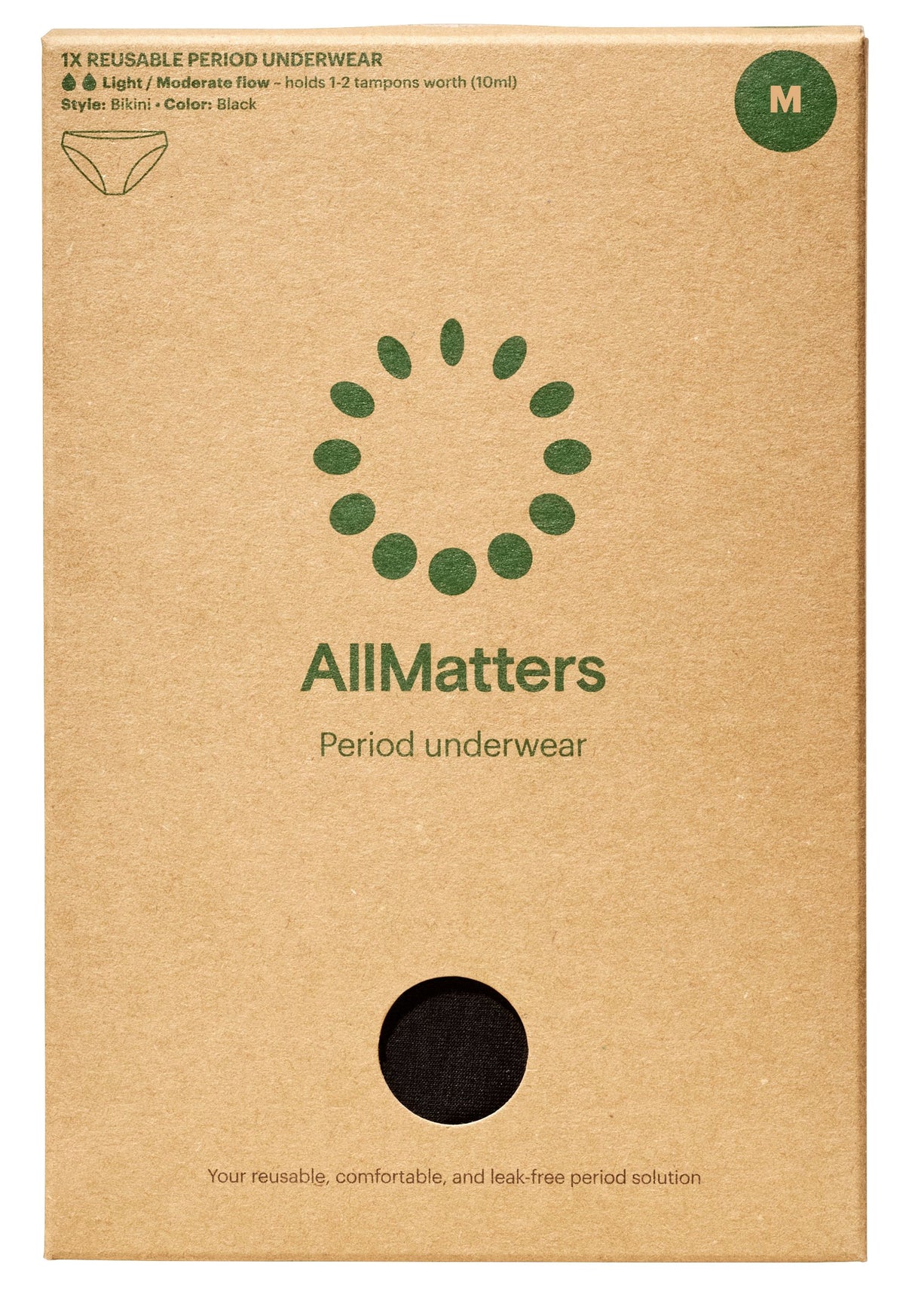 AllMatters Menstruationstrusser | Str. M fra AllMatters på Mecindo.dk