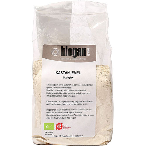 Biogan Kastanjemel Økologisk | 400 gr fra Biogan på Mecindo.dk