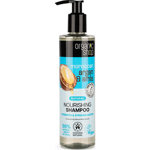 Organic Shop Nourishing Shampoo - Argan & Amla | 280 ML fra Organic Shop på Mecindo.dk