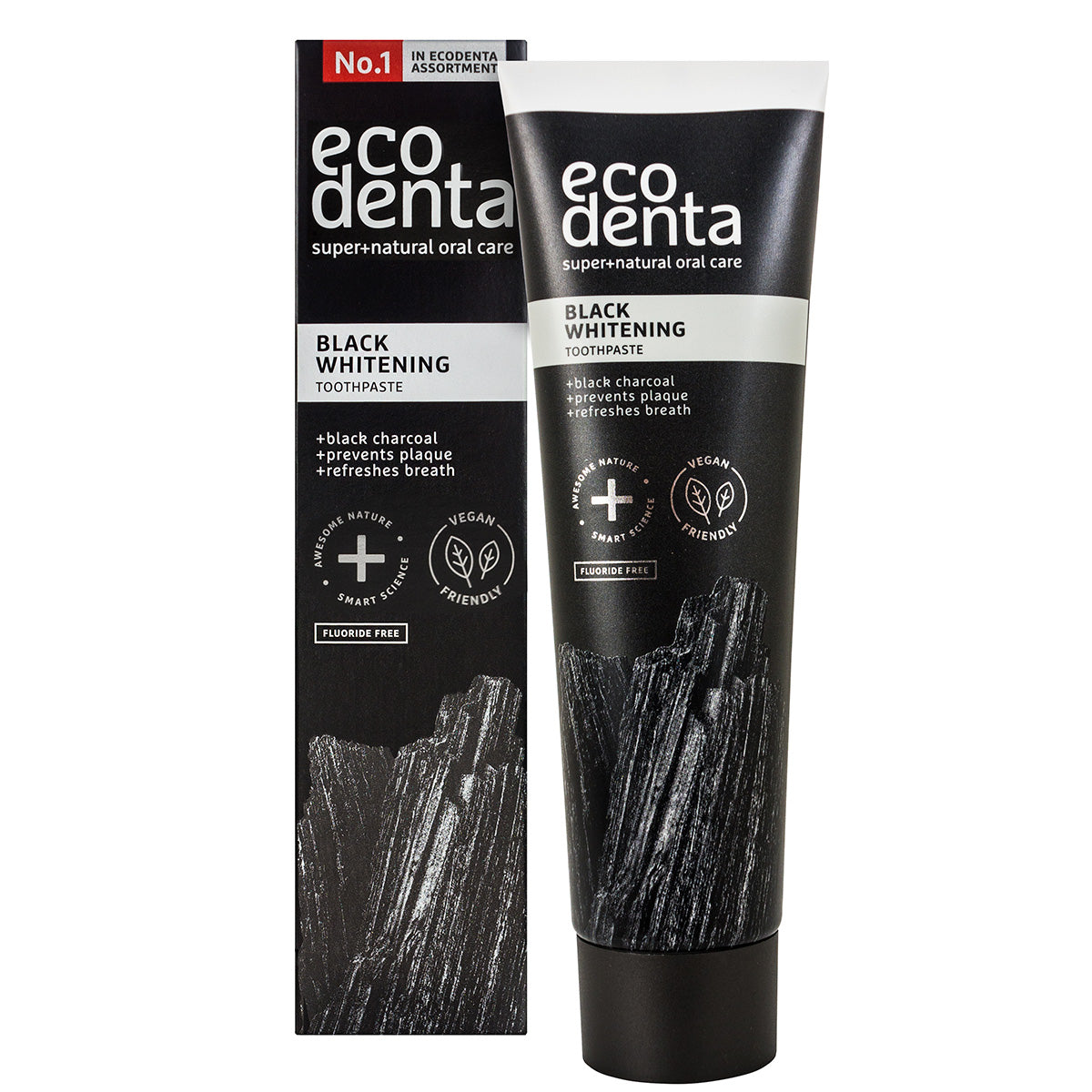 ecodenta Tandpasta M. Sort Kul | 100 ml fra ecodenta på Mecindo.dk