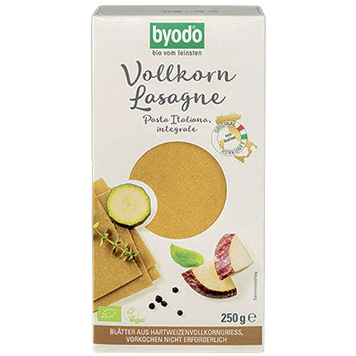 Byodo Økologisk Fuldkorn Lasagne | 250 gr fra Byodo på Mecindo.dk