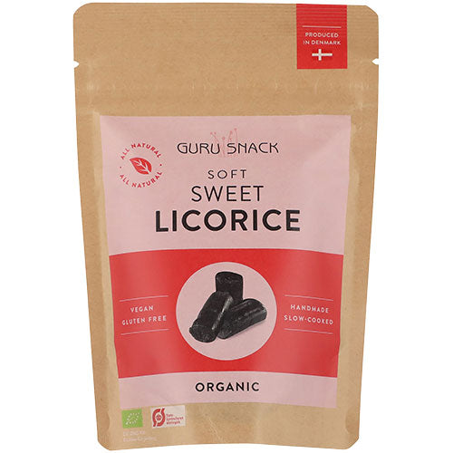 Guru Snack Soft Sweet Licorice Ø | 100 GR fra Guru Snack på Mecindo.dk