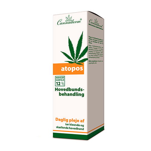 Cannaderm Hovedbundsbehandling Atopos | 100 ml fra Cannaderm på Mecindo.dk