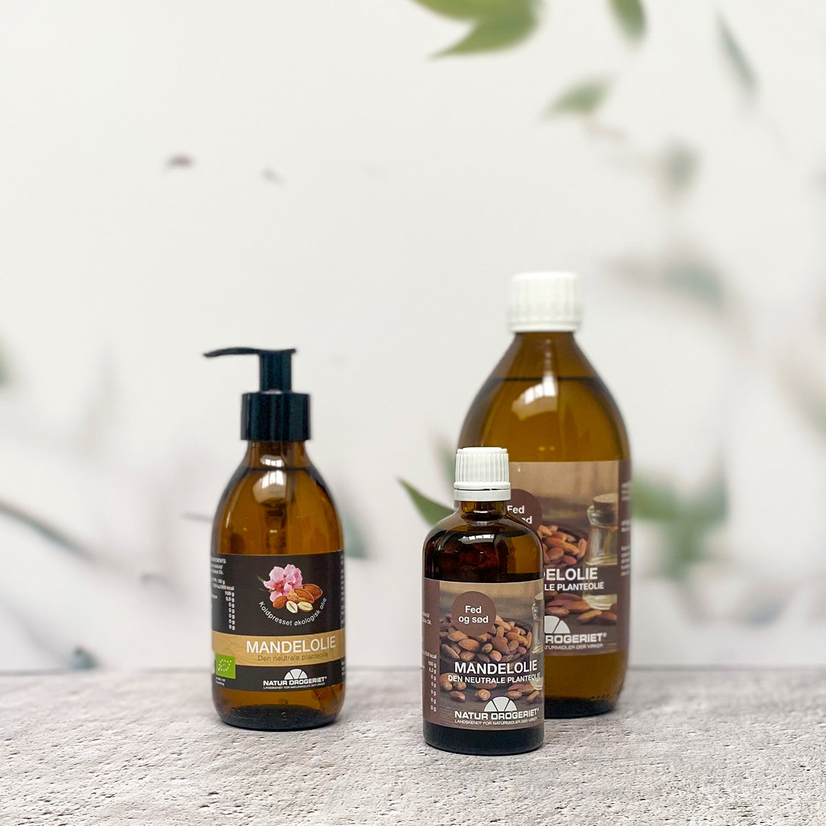 Natur-Drogeriet Mandelolie Fed Sød | 100 ml fra Natur-Drogeriet på Mecindo.dk