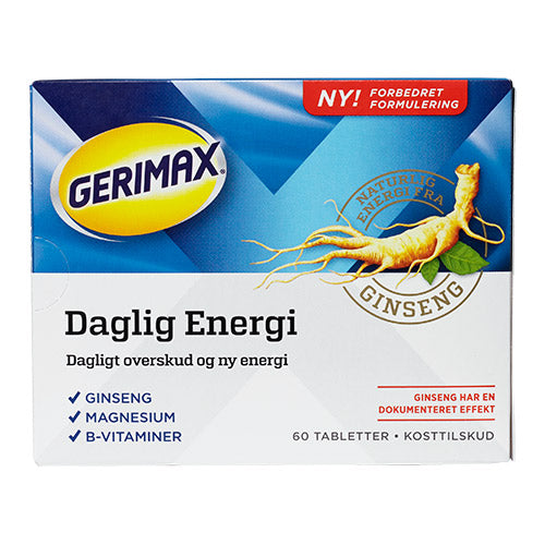 Gerimax Daglig Energi | 60 Tabl. fra Gerimax på Mecindo.dk