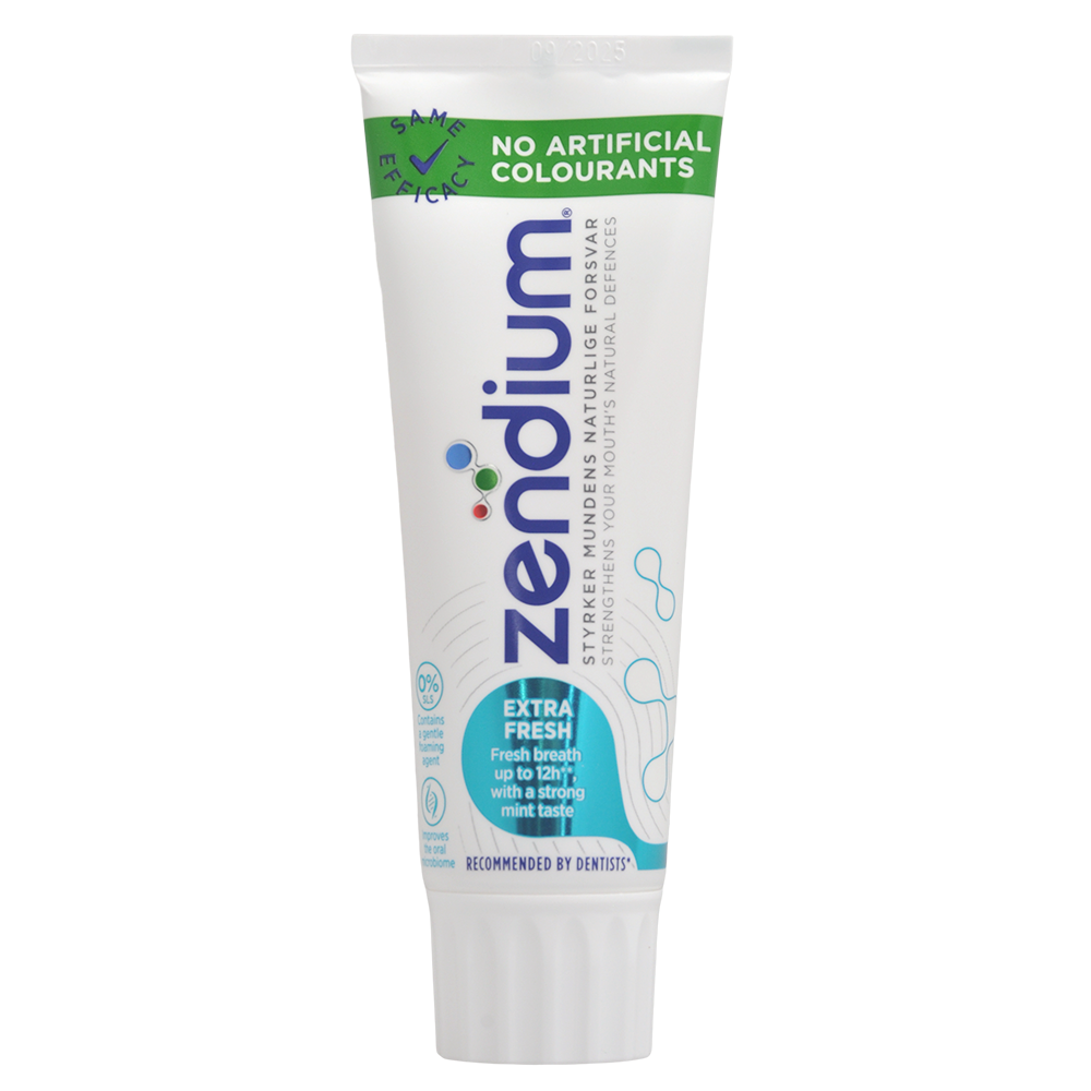 Zendium Tandpasta (75 ml) | Extra Fresh fra Zendium på Mecindo.dk