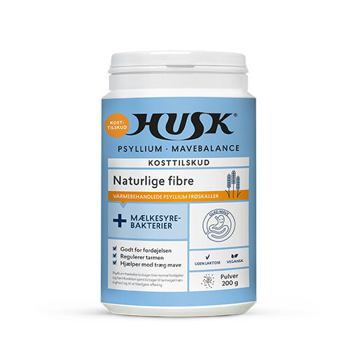 Husk Pm Mælkesyrebakterier | 200 gr fra Husk på Mecindo.dk