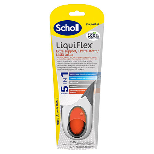 Scholl Insoles Liquiflex Extra Support (S) fra Scholl på Mecindo.dk