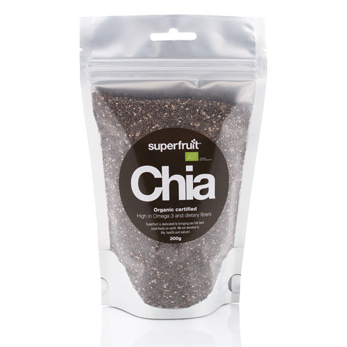 Superfruit Chia Frø Økologisk | 300 gr fra Superfruit på Mecindo.dk