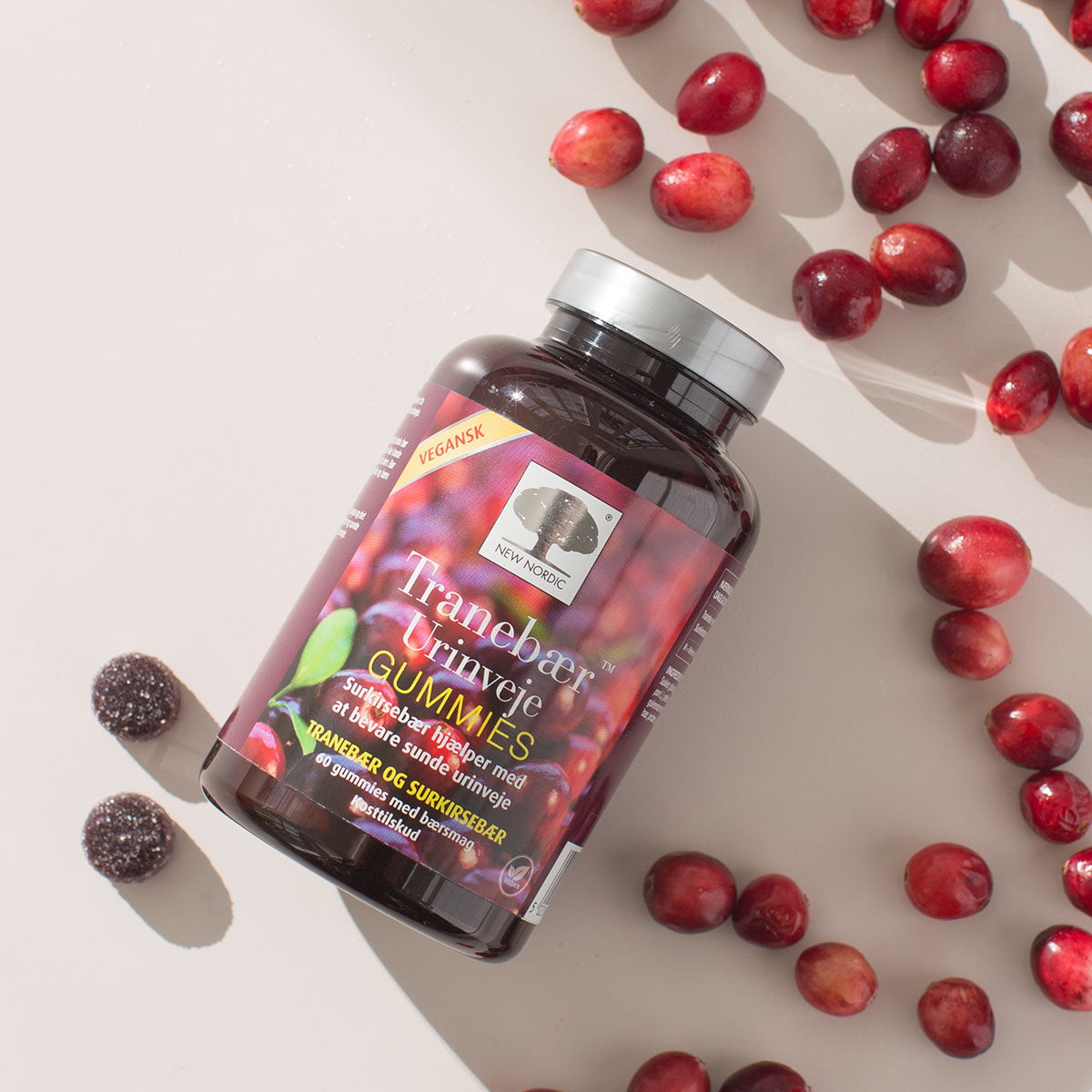 New Nordic Tranebær Urinveje Gummies | 60 gummies fra New Nordic på Mecindo.dk