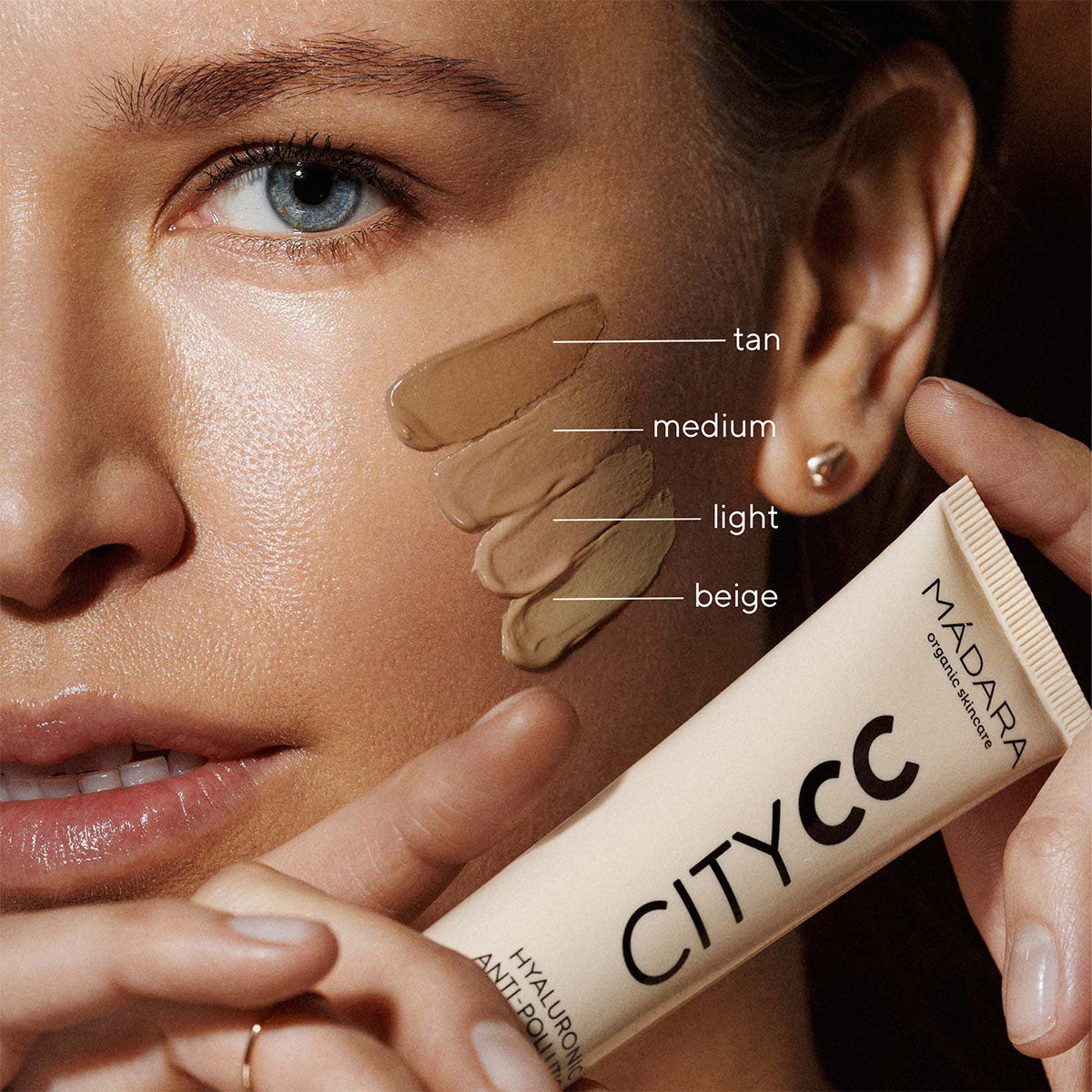 Madara City Cc Hyaluronic Anti-pollution Cc Cream Spf 15 Tan | 40 ml fra Madara på Mecindo.dk