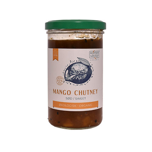 Rømer Mango Chutney Sød, Økologisk | 250 gr fra Rømer på Mecindo.dk