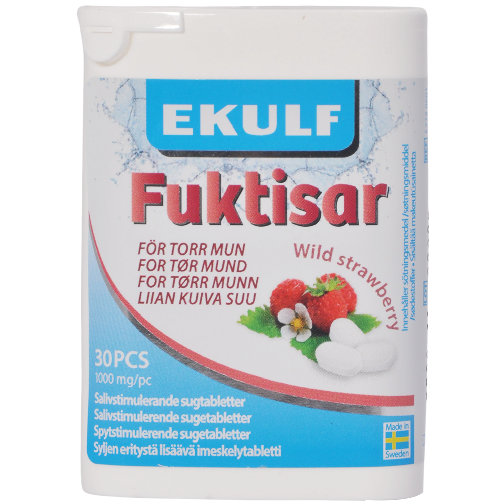 Ekulf Fuktisar Wild Strawberry | 30 stk fra Ekulf på Mecindo.dk