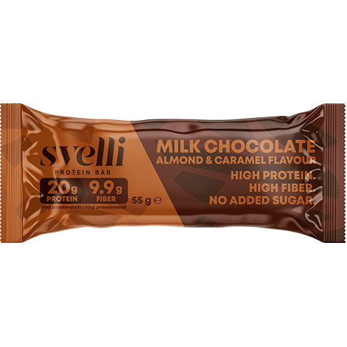 Svelli Svelli Milk Chocolate | Almond & Caramel Flavour fra Svelli på Mecindo.dk
