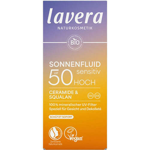 lavera Sun Fluid SPF 50 | 40 ML fra lavera på Mecindo.dk