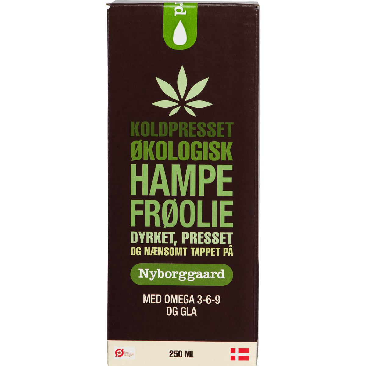 Nyborggaard Hampefrøolie Økologisk | 250 ml