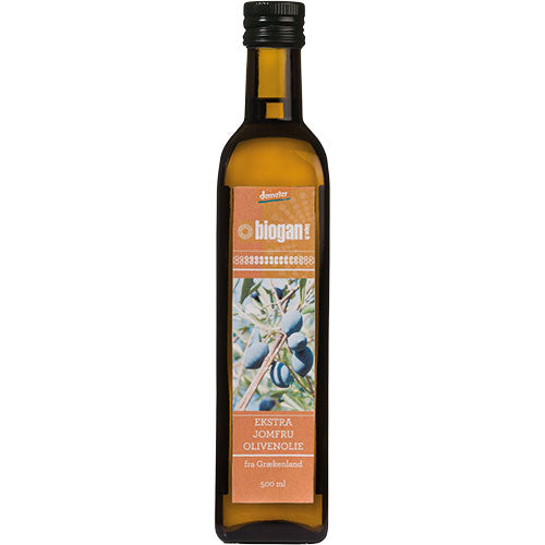 Biogan Olivenolie Demeter Biodynamisk Økologisk | 500 ml fra Biogan på Mecindo.dk