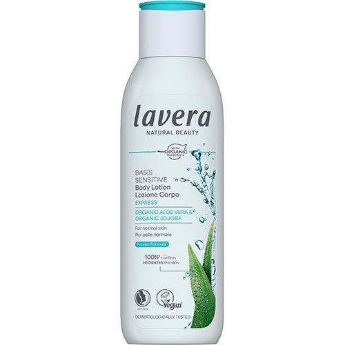 lavera Body Lotion Express Basis Sensitiv | 250 ml fra lavera på Mecindo.dk