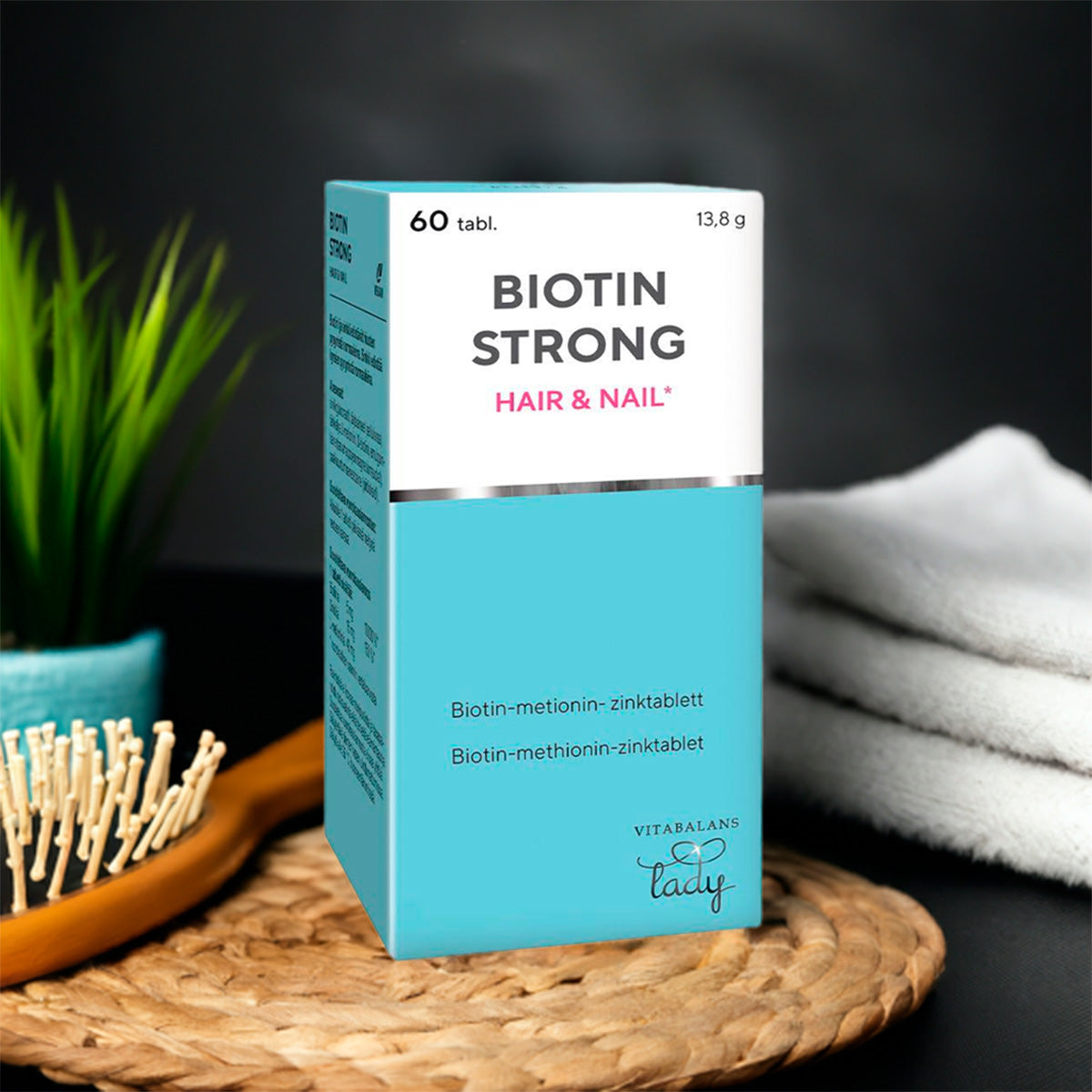 Vitabalans Lady Biotin Strong | 60 Tabl. fra Vitabalans Lady på Mecindo.dk