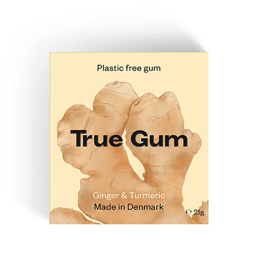 True Gum Ginger & Turmeric | 21 gr fra True Gum på Mecindo.dk