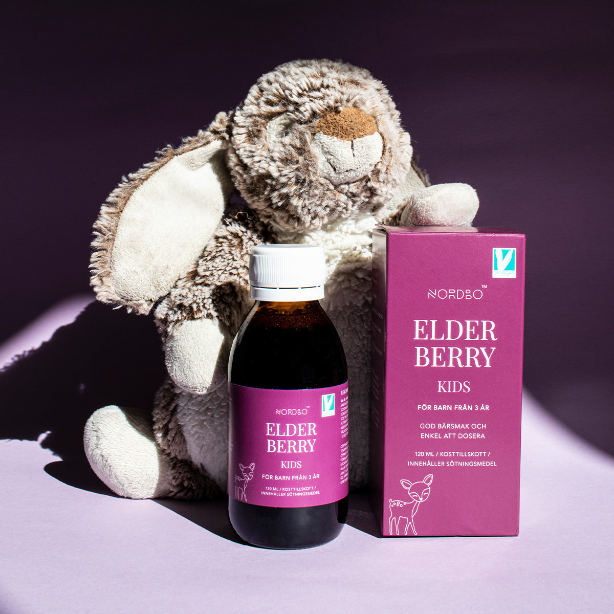 NORDBO Elderberry Kids | 120 ml fra NORDBO på Mecindo.dk