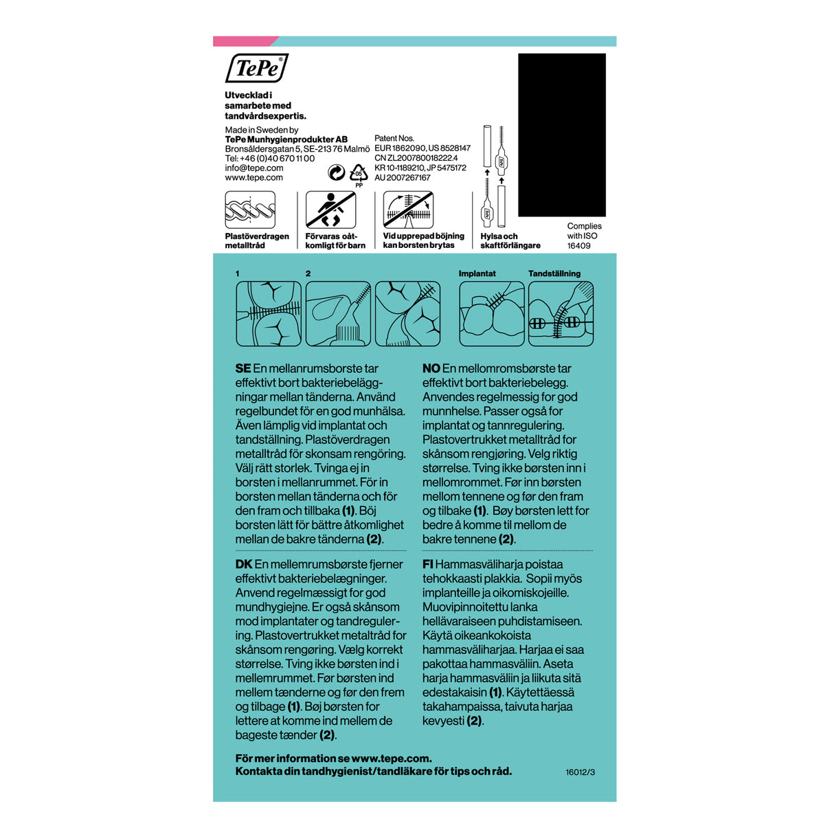 TePe Mellemrumstandbørste 0,4mm | 8 stk fra TePe på Mecindo.dk