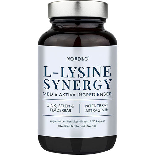 Nordbo L-Lysine Synergy | 90 kapsler fra NORDBO på Mecindo.dk