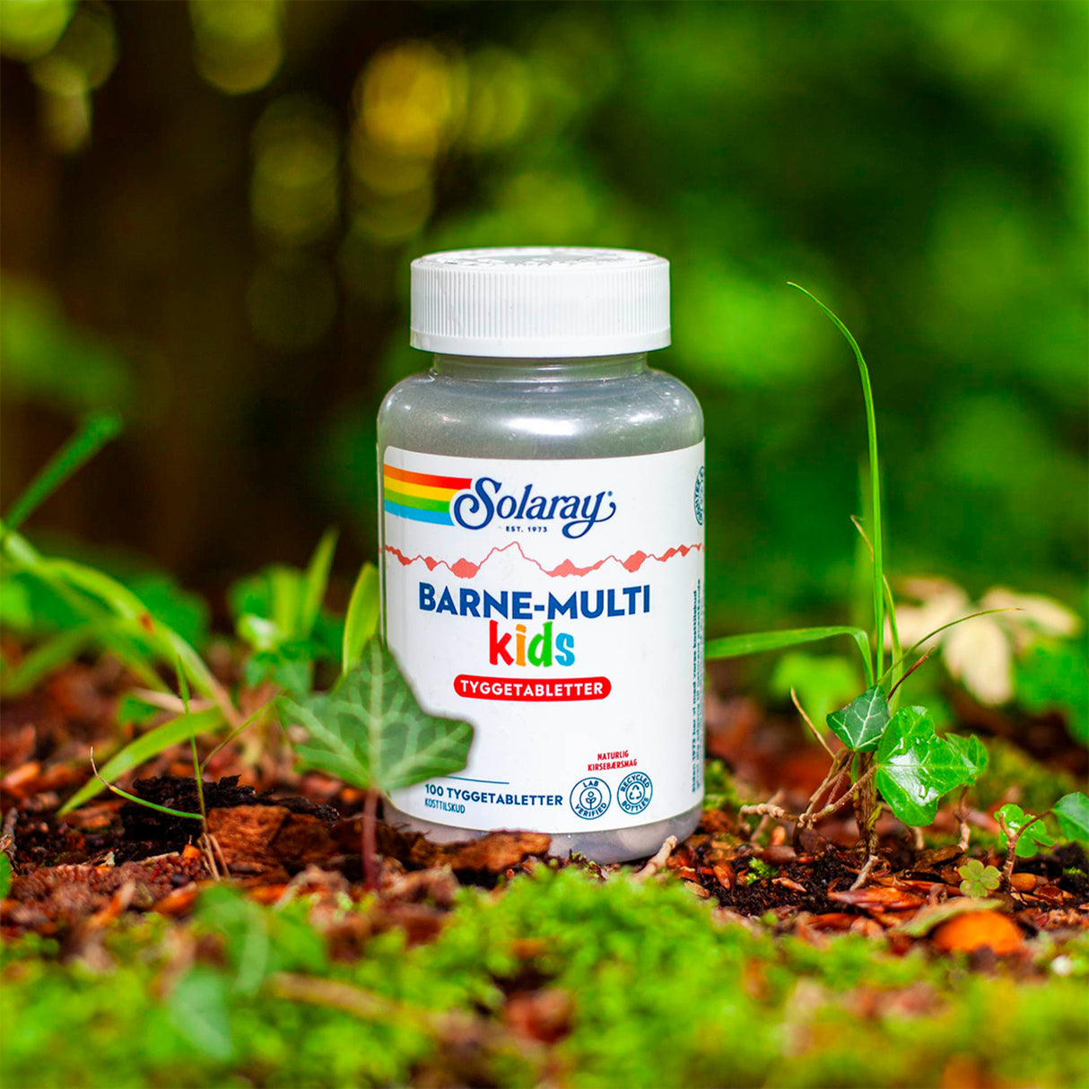 Solaray Barne-multi Tyggevit. Børn | 100 Tabl. fra Solaray på Mecindo.dk