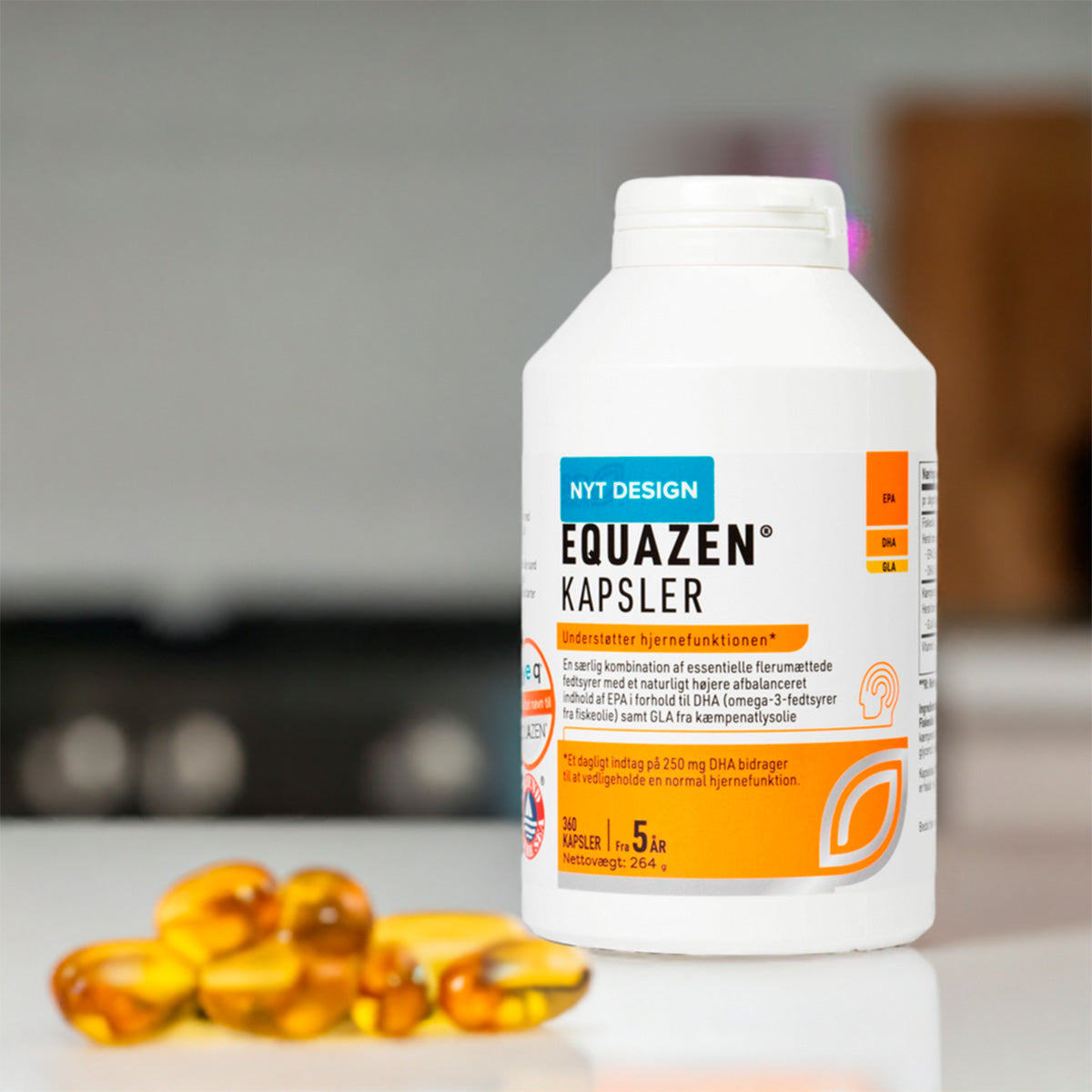 Equazen Eye Q Fiskeolie | 360 kapsler fra Equazen på Mecindo.dk